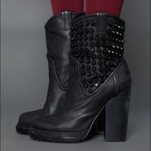 Jeffrey Campbell for FP platform stud boots